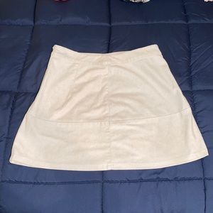 Bobbi Rocco mini Suede skirt — Size Small
